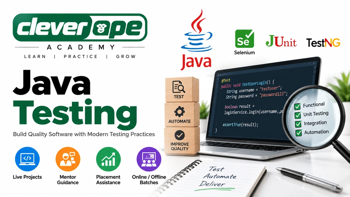 Java Testing Course in Jaipur