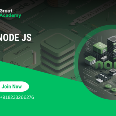 Master backend development with Node.js at The Groot Academy by joining the top best Node.js backend course in Jaipur, Rajasthan.